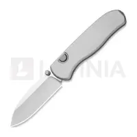 Kizer Cutlery Drop Bear Zero M390 vouwmes, Light Gray Aluminum, Satin