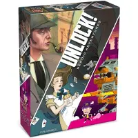 Asmodee Unlock! Heroic Adventures, een bordspel, detective spel