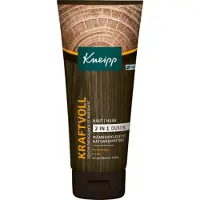 Kneipp Douchemiddel krachtvol - 2x200 ml in transparante reistoilettas