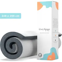 CozySense - Topper 140x200 - Topdekmatras - Matras topper - Topmatras - Traagschuim met Verkoelende Gel - Topper Matras - CertiPUR Gecertificeerd - Medium Hardheid - 8 CM Dik - Inclusief Wasbare