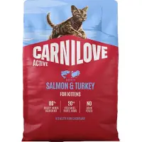 Carnilove Actieve Zalm En Kalkoen Kitten Kattenvoer 2kg