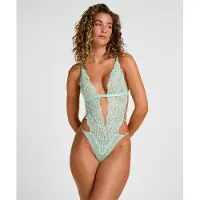 Hunkemoller Body Cinnamon Groen Dames | Maat: M
