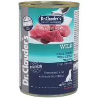 Dr. Clauder's wild natvoer hond 6 x 400 g