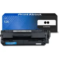 PrintAbout Toner 12A (Q2612AD) Zwart Multipack geschikt voor HP