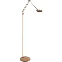 Steinhauer Bronskleurige vloerlamp Zenith 2 4391BR – Dimbare leeslamp met instelbare lichtkleur