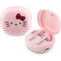 Hello Kitty TWS-oordopjes , glanzende afwerking, roze