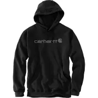Carhartt Signature Logo, capuchon ,Zwart/Grijs (N21) ,M
