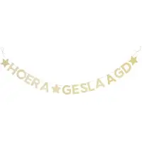 HEMA Slinger 1.8m papier geslaagd (goud)