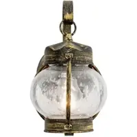 Orion Wandlamp buiten Margerite, dimbaar, bruin / roest, metaal, Landelijk, Wandlamp buiten