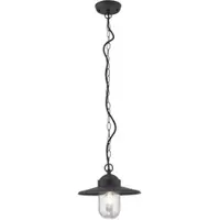 Orion Edward buiten hanglamp, antraciet, Ø 27,5 cm, aluminium Edward, dimbaar, zwart, Aluminium, Antiek