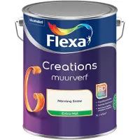 Flexa - Creations Muurverf Extra Mat - Morning Snow - Mengverf - 5 L
