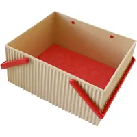 Hachiman opbergbox Omnioffre L, kunststof, polyester, café au lait, 228769