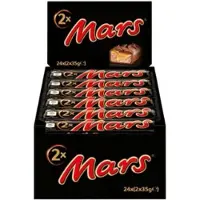 Mars - 2-pack - Doos 24 stuks - Omdoos 8x