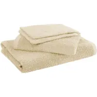 MOODIT Badtextielset Troy Sand (Set van 4)