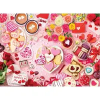 Eurographics Puzzel, Valentijnsdag, tafel, 1000 stukjes, romantisch