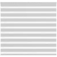 vidaXL Zebra rolgordijn 155x100 cm stofbreedte 150,9 cm lichtgrijs