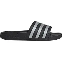 Adidas Muiltjes 'ADILETTE AQUA' zwart / zilver