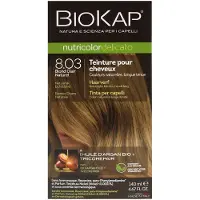 Biokap Nutricolor Delicato Haarkleur 8.03 Natuurlijk Licht Blond 140 ml Crème