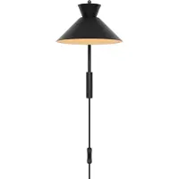 Nordlux Strakke wandlamp Dial zwart