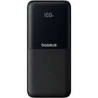 Baseus Powerbank 10000mAh 22,5W met display, USB-C-kabels en iPhone Lightning Lipow - Zwart