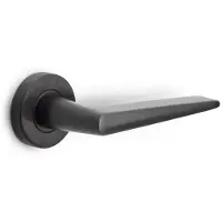 Formani Basics LB21H deurkruk geveerd op rozet - PVD gunmetal