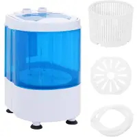 vidaXL Mini wasmachine met enkele trommel 2,6 kg