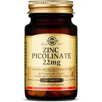 Solgar Picolinato Zinc Tabletten 100 Eenheden