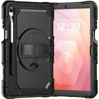 Just in Case tablet Hoes geschikt voor Samsung Galaxy Tab S11 - Shockproof Case met Screenprotector - Zwart
