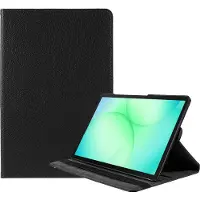 Just in Case tablet Hoes geschikt voor Samsung Galaxy Tab A11 - 360° Draaibare Tablet Hoes - Zwart