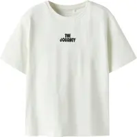 Name it KIDS T-shirt met backprint wit Jongens Katoen Ronde hals Backprint - maat 146/152