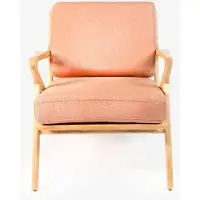 Sissy-Boy Houten stoel mid century roze