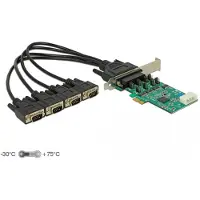 DeLOCK PCI Express Card to 4 x Serial RS-232 High Speed 921K with Voltage supply