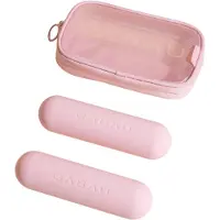 Cabau – Bloom Bars – Ergonomische Dumbbells Set 2x 1 kg – Incl. Draagtasje – Soft Pink – Voor Yoga, Pilates & Krachttraining