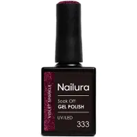 Nailura - Gel Polish 333 - Violet Sparkle - 10 ml