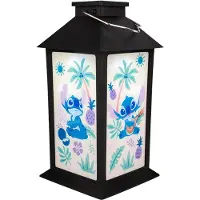 Paladone Disney Stitch Solar Lantaarn – Buitenlamp met Draaggreep en Dag‑en‑Nachtsensor –