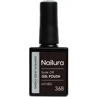 Nailura - Gel Polish 368 - Smoky Gray Shimmer - 10 ml