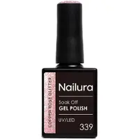 Nailura - Gel Polish 339 - Copper Rose Glitter - 10 ml