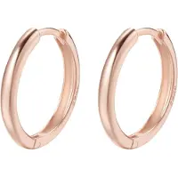 Hey Happiness Oorbellen 'Urban Hoop' rose-goud