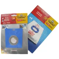 Top Filter Doos met 4 universele stofzuigerzakken met Click Bag Adapter voor Siemens en Bosch stofzuigers 870