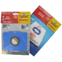 Top Filter Doos met 4 universele stofzuigerzakken met Click Bag Adapter voor Rowenta Fakir 139 stofzuigers