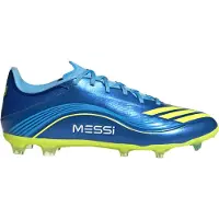 Adidas Voetbalschoen 'F50 Messi League' navy / azuur / neongeel / wit