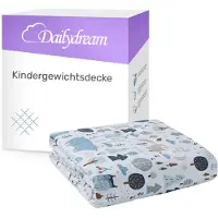 Nivion - Verzwaringsdeken kind - 90x120cm - 2,5 kg - Bos - Katoen - weighted blanket