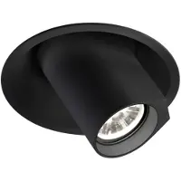 Wever & Ducre Bliek Round LED 1.0 Inbouwspot Black Matt | 2700 K | Medium