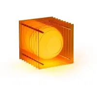 Bang Lớp Small Square Tafellamp Orange acrylic