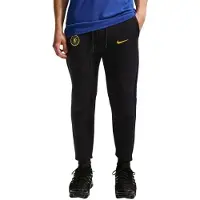 Nike Chelsea Tech Fleece Joggingbroek 2026-2027 Zwart Goudgeel