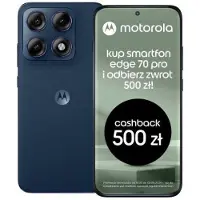 Motorola Smartphone - - edge 70 pro - 5G - 8 GB RAM - 256 GB - Blauw PANTONE Titan