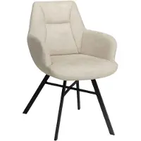 MX Sofa Eetkamerstoel Nelson - Microvezel - Toffee - MxSofa