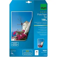 Sigel inkjet fotopapier Top A4 hoogglanzend dubbelzijdig 190 grams 20 vel