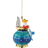 Alessi Faberjori kerstballen Il Vecchio e il Mare