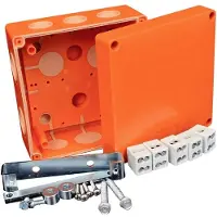 KOPOS Aftakdoos (l x b x h) 126 x 126 x 77 mm Oranje IP66 1 stuk(s)